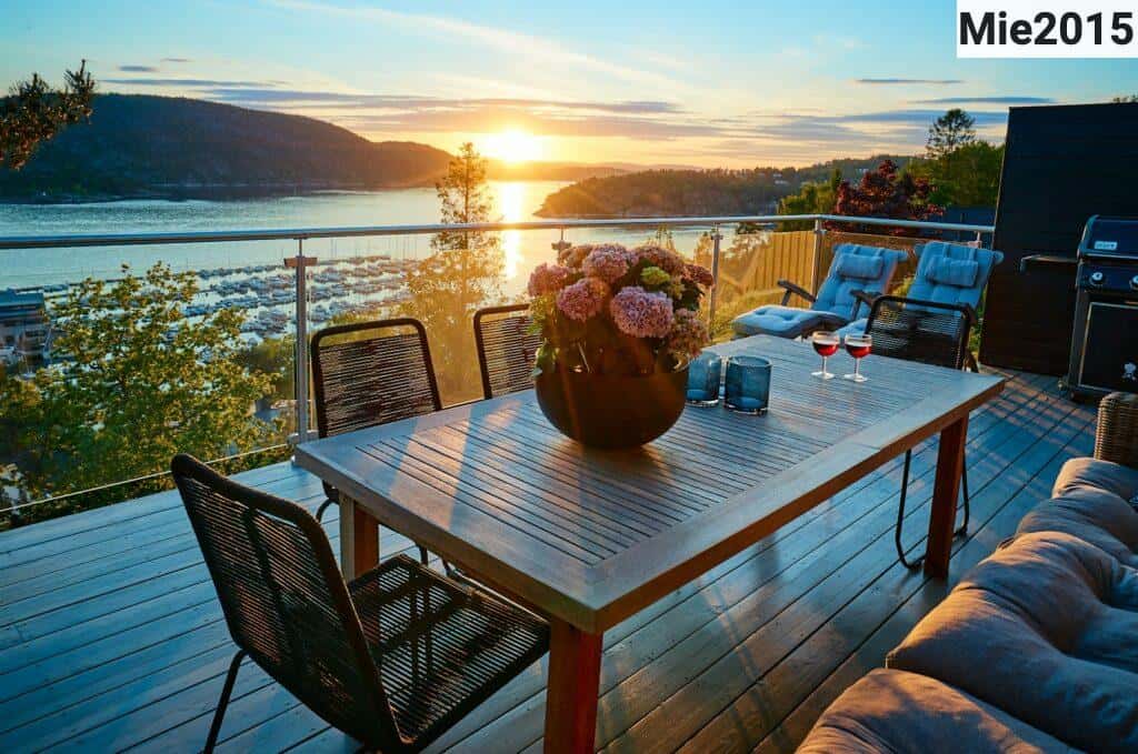 brown wooden table with chairs